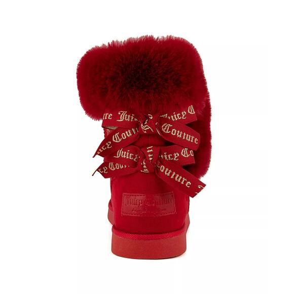 Juicy Couture Women's King Cozy Cold Weather Boots, Red Size 8M - Picture 3 of 5